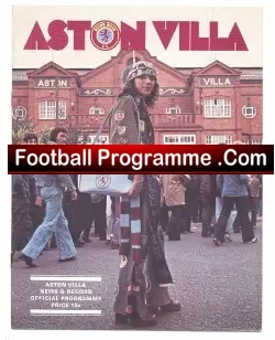 Aston Villa v Manchester United 1976