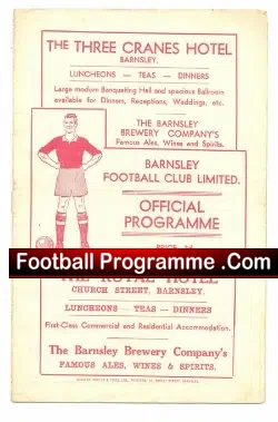 Barnsley v Tranmere Rovers 1954