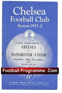 Chelsea v Manchester United 1951