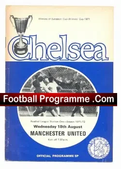 Chelsea v Manchester United 1971