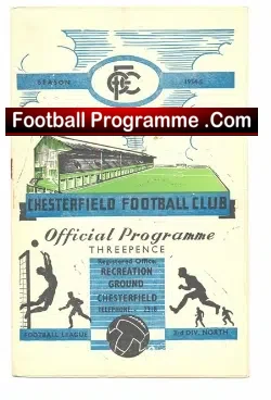 Chesterfield v Tranmere Rovers 1954