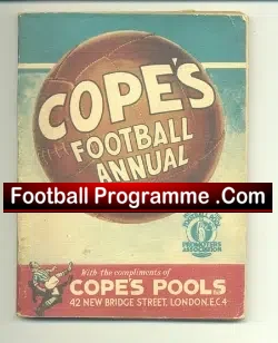 Copes Football Annual 1936 - 1937 - football memorabilia