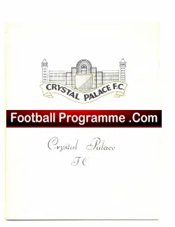 Crystal Palace v Norwich City 1966 - football programme