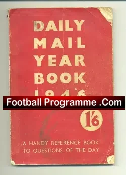 Daily Mail Football Yearbook 1946 - 1940s - football memorabilia