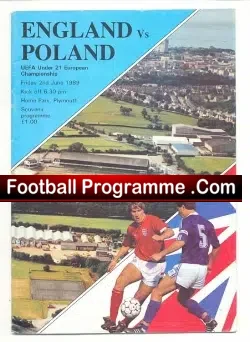 England v Poland 1989 – U21