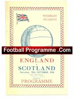 England v Scotland 1942 – Pirate – Wembley + Matt Busby
