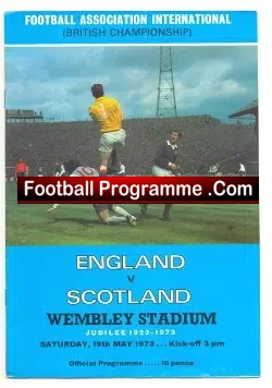 England v Scotland 1973