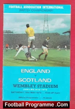 England v Scotland 1973