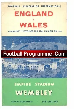 England v Wales 1960
