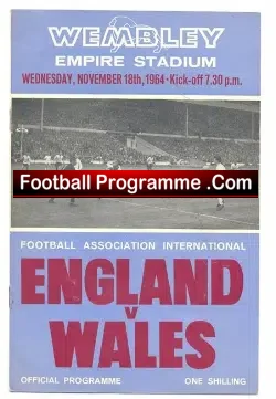 England v Wales 1964
