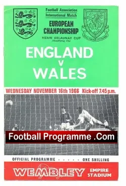 England v Wales 1966