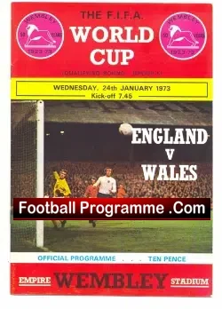 England v Wales 1973