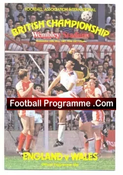 England v Wales 1981
