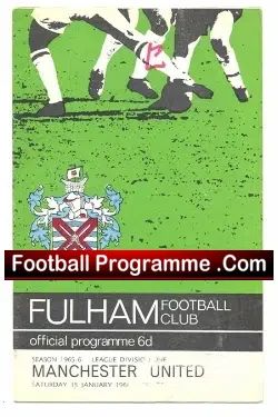 Fulham v Manchester United 1966
