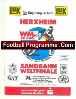 Germany Speedway Programme 1990 – Final