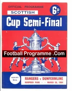 Glasgow Rangers v Dunfermline Athletic 1964 – Cup Semi Final
