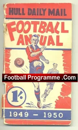 Hull Daily Mail Football Annual 1949 - 1950 - football memorabilia