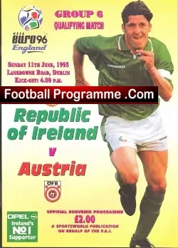 Ireland v Austria 1995