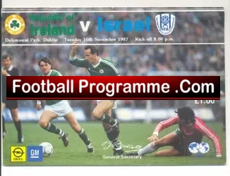 Ireland v Israel 1987