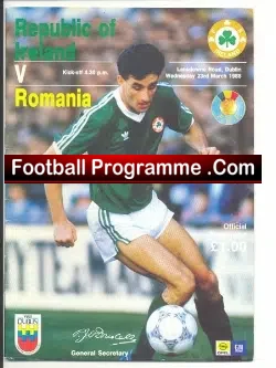 Ireland v Romania 1988