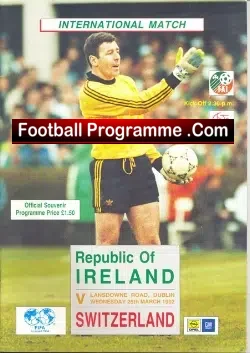 Ireland v Switzerland 1992