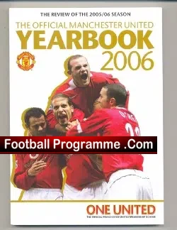 Manchester United Official Yearbook 2005 - 2006 - football memorabilia