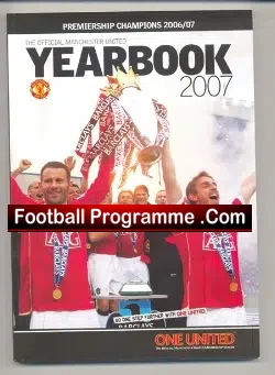 Manchester United Oficial Yearbook 2006 - 2007 - football memorabilia