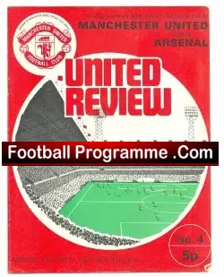 Manchester United v Arsenal 1972