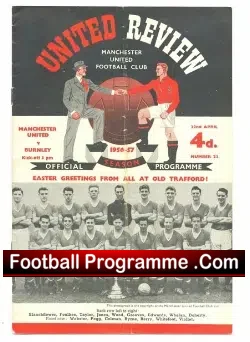 Manchester United v Burnley 1957 – Alex Dawson Debut