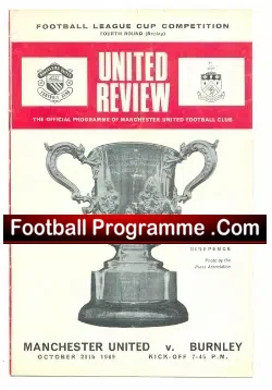 Manchester United v Burnley 1969 – League Cup Match