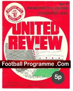 Manchester United v Coventry City 1971