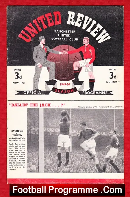 Manchester United v Middlesbrough 1949