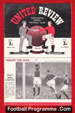 Manchester United v Middlesbrough 1949
