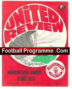 Manchester United v Stoke City 1970