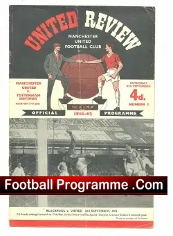Manchester United v Tottenham 1961
