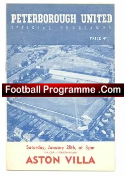 Peterborough United v Aston Villa 1961 – FA Cup Match