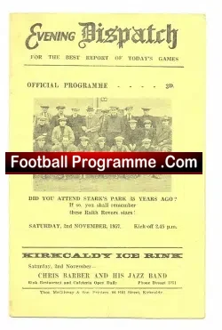 Raith Rovers v Clyde 1957