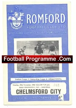 Romford v Chelmsford City 1963 – Semi Final