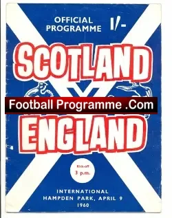 Scotland v England 1960