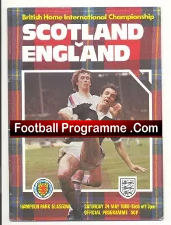 Scotland v England 1980 – Scottish v English
