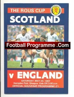 Scotland v England 1987 – Glasgow