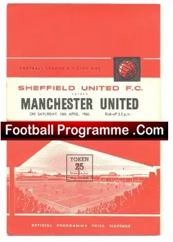 Sheffield United v Manchester United 1966