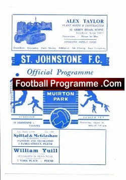St Johnstone v Falkirk 1968 – Scottish Cup Match