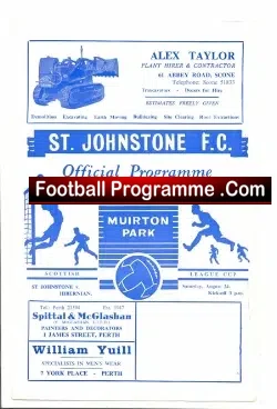 St Johnstone v Hibernian Hibs 1968 – Scottish Cup