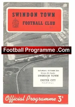 Swindon Town v Exeter City 1957 ?
