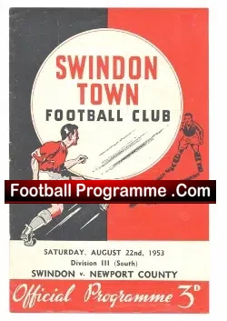 Swindon Town v Newport County 1953