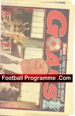 The Sun Newspaper 1994 Manchester United Souvenir