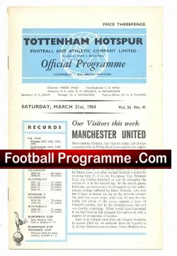 Tottenham Hotspur v Manchester United 1964