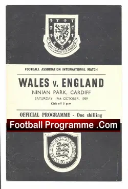 Wales v England 1959 – Brian Clough Debut