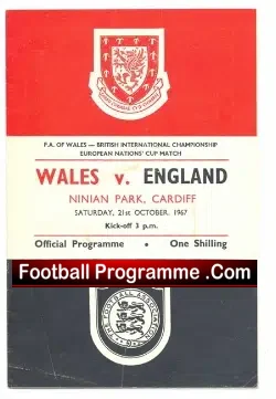 Wales v England 1967